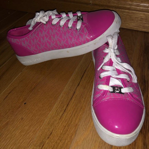 Michael Michael Kors fuchsia pink sneakers - Picture 2 of 5